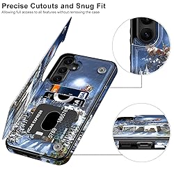 LETO Christmas Wallet Phone Case for Samsung Galaxy