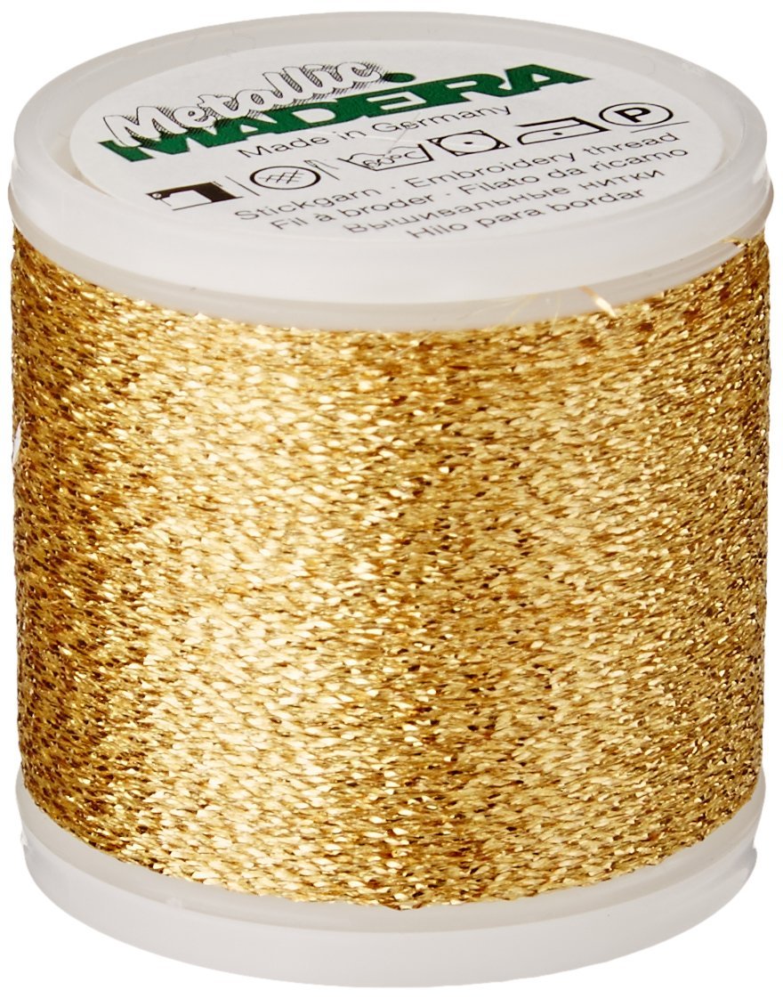 Tacony Corporation Madeira Metallic Thread 200 Meters-Gold