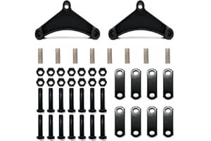 Trailer Shackle Kit, 2 Pack Tandem Trailer Axle Shackle Kit for Double Eye Springs (3.5K -5.2K Axles)