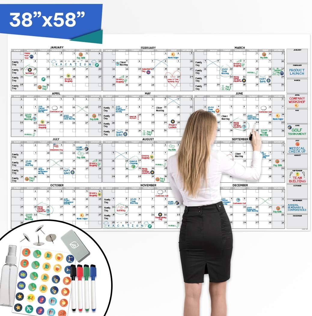 Top 10 Office Wall Calendar Medium Dry Erase 4U Life