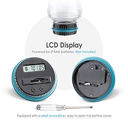 Large Piggy Bank for Boys Adults, Vcertcpl Digital