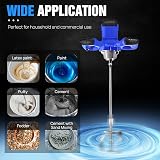 Banas 2600W Portable Electric Mortar Mixer 6 Speed 220V Cement Plaster Grout view 2