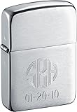 Personalized 1941 Style Brushed Chrome Zippo