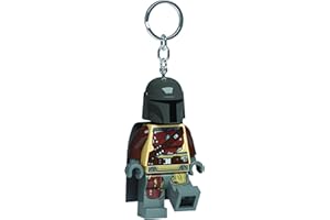 IQ LEGO Star Wars The Mandalorian Keychain Light - 3 Inch Tall Figure (KE172)