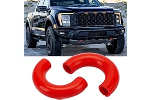 Alrens 2PCS Silicone Tow Hook Covers for Ford F150 2004–2024, Tundra 2017–2021, Bronco Base/Big Bend/Outer Banks2021-2024, Hi