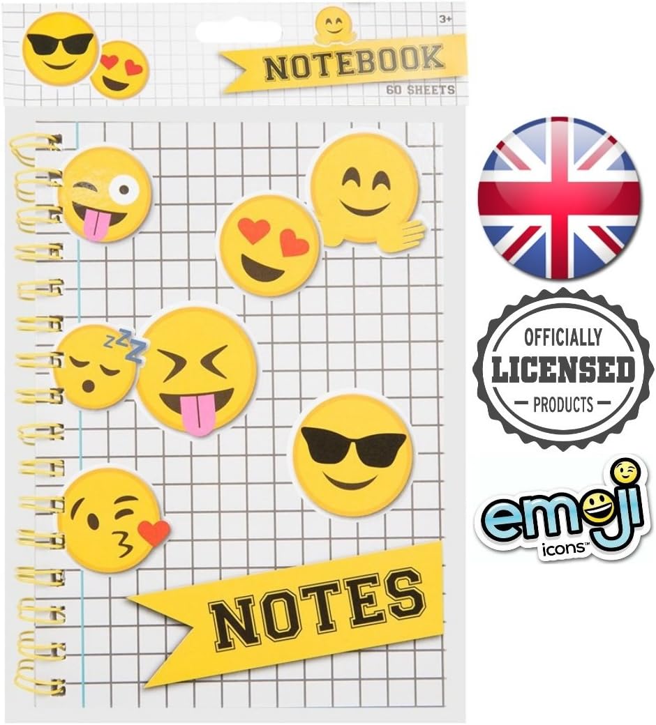 Emoji A5 60 Lined Sheet Memo Notes Notebook / Back To School / Stationery / Gift