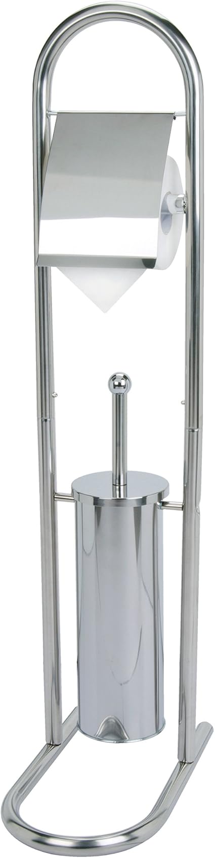 Ribelli Wc Garnitur Wc Stander Wc Burste Aus Rostfreiem Edelstahl Papierrollenhalter Ca 80 Cm Hoch Toilettenpapierhalter Mit Toilettenburste Kloburste Amazon De Kuche Haushalt