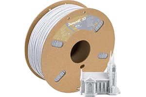 DURAMIC 3D PETG Filament 1.75mm Marble, 3D Printing Filament 1kg Spool(2.2lbs), Marble Filament 1.75mm Dimensional Accuracy +/- 0.05 mm Non-Tangling Non-Clogging Non-Stringing