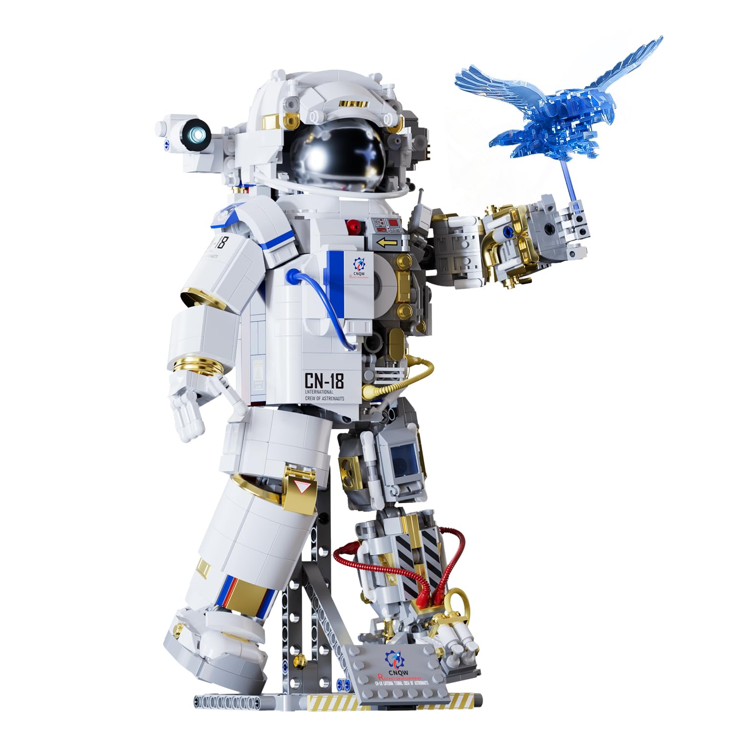 Photo 1 of PinkBee Astronaut Building Blocks Set for Adults, Space Toys Kits Spaceman Collectible Model Decor Display Birthday for Old Kids Men Boys Girls 8-12 7-9 Compatible with Lego (1449 PCS)