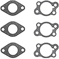 YOFMOO Carburetor Gasket Compatible with EZGO Golf Cart 295cc 350cc Marathon Medalist TXT Freedom ST Sport ST350 MPT Workhorse 800 875 1200 Club Clays Car Shuttle Gas 4-Cycle Robin Engine Pack of 6