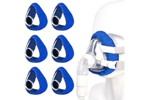 Full Face CPAP Mask Liners(M), Reusable Cushion Covers Compatible with AirFit F20& AirTouch F20 for Reducing Red Mark, NOT for Mirage Quattro& F30 Mask - Pack of 6, Great-Value Supplies by Medihealer