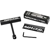 RADECKAL Compact Pocket Skate Tool- T Tool All in One Skate Tool for Skateboards, Longboards, Mini Skateboards, and Cruisers- Collapses to a Compact Size to Fit in Your Pocket