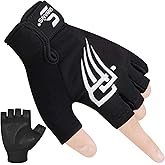 SAWANS Weight Lifting Workout Gloves Lightweight Breathable Padded Palm Protection Gym Gloves Non-Slip Silicone Grip for Men and Women Exercise Fitness Training Pull-ups Deadlifting