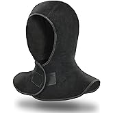 Leaseek Welding Hood, Flame-Retardant Protective Welding Cap with Neck Shoulder Drape, Welding Helmet Accessories,Head Protection for Men & Women, Black