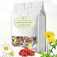 24Pcs Dandelion Wolfberry Tea, Kidneys & Liver Health, Seven Natural Herbal Ingredients, Organic Dandelion Goji Chrysanthemum Wolfberry Tea (24Bags, 288g)