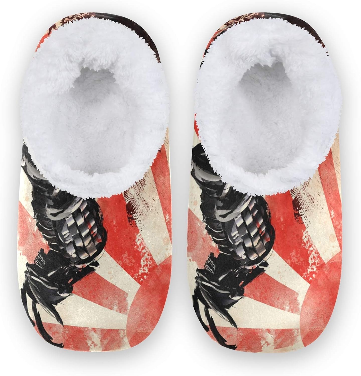 Linomo Japanese Samurai Slippers for Women, Womens House Slippers