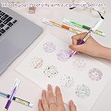 Surcotto 12-Pack 0.5mm Gel Pens Multicolor Ultra-Fine Quick-Dry Ink view 6