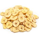 NUTS U.S. - Unsweetened Banana Chips | No Sulphure, Added &amp; No Artificial Colors | NON-GMO | Natural | Packed in a Resealable Bag!!! (2 LBS)