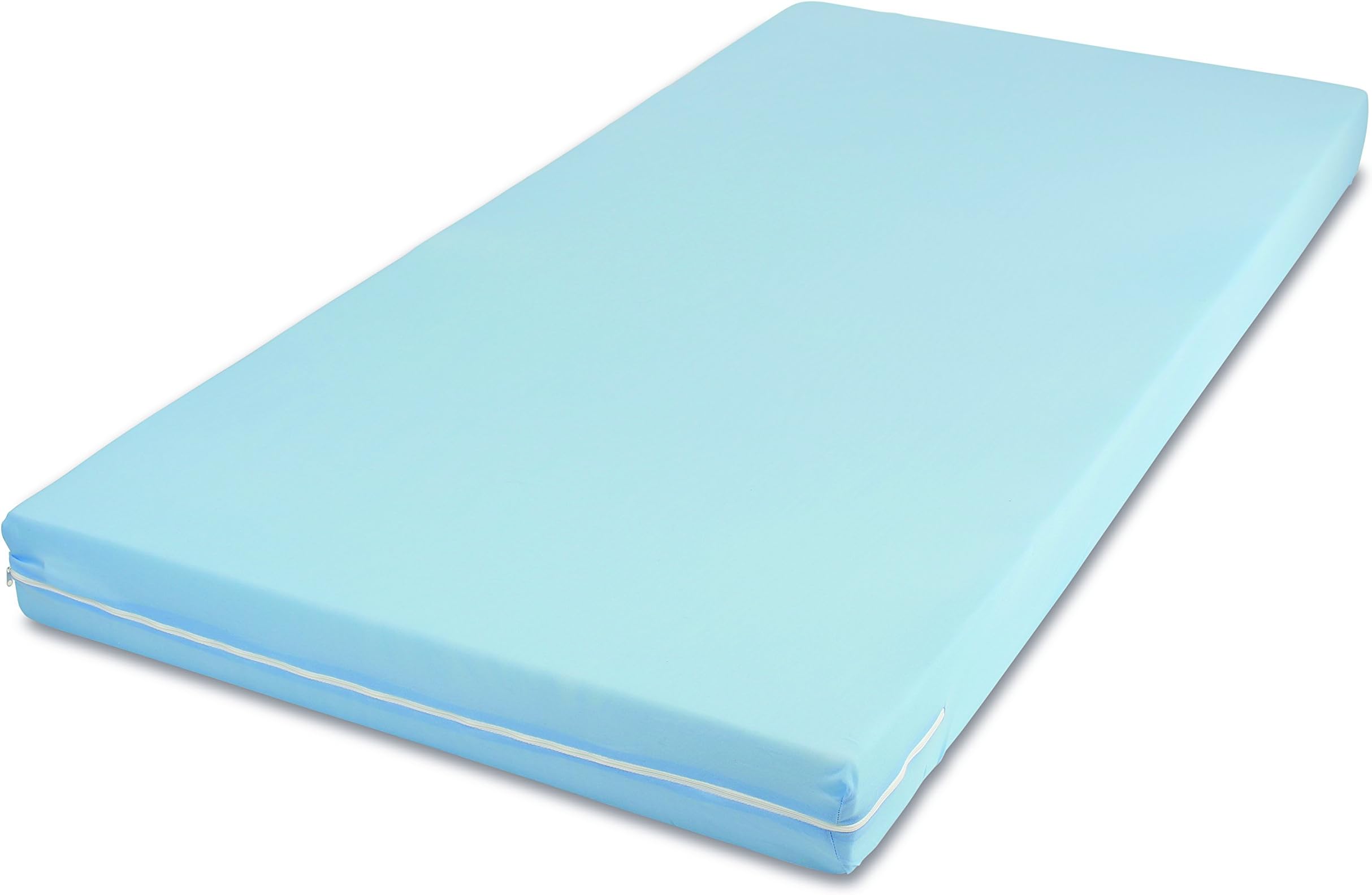 MSS Easy Active Mattress/Choice with 7 Zones, Polyester, blue, 90 x 200 cm
