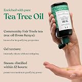 The Body Shop Tea Tree Skin Clearing Facial Wash 250ml Oily Blemish Prone Gel view 3