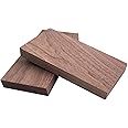 2 PCS Walnut Lumber 7/8'' x 4'' x 8'' Unfinished Walnut Wood Sheets Walnut Board for Crafts, Scroll Saw, Woodworking, School DIY Projects, Laser Cutting and Engraving, CNC Cutting, Painting, Fretwork