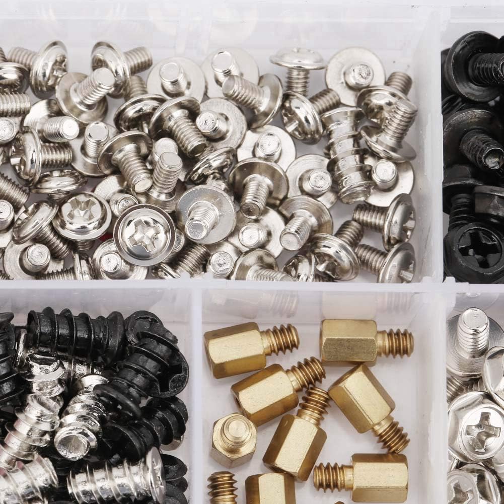 202pcs Computer Repair Screws, Motherboard Hard Drive Repair Screws PC Classification Kit for