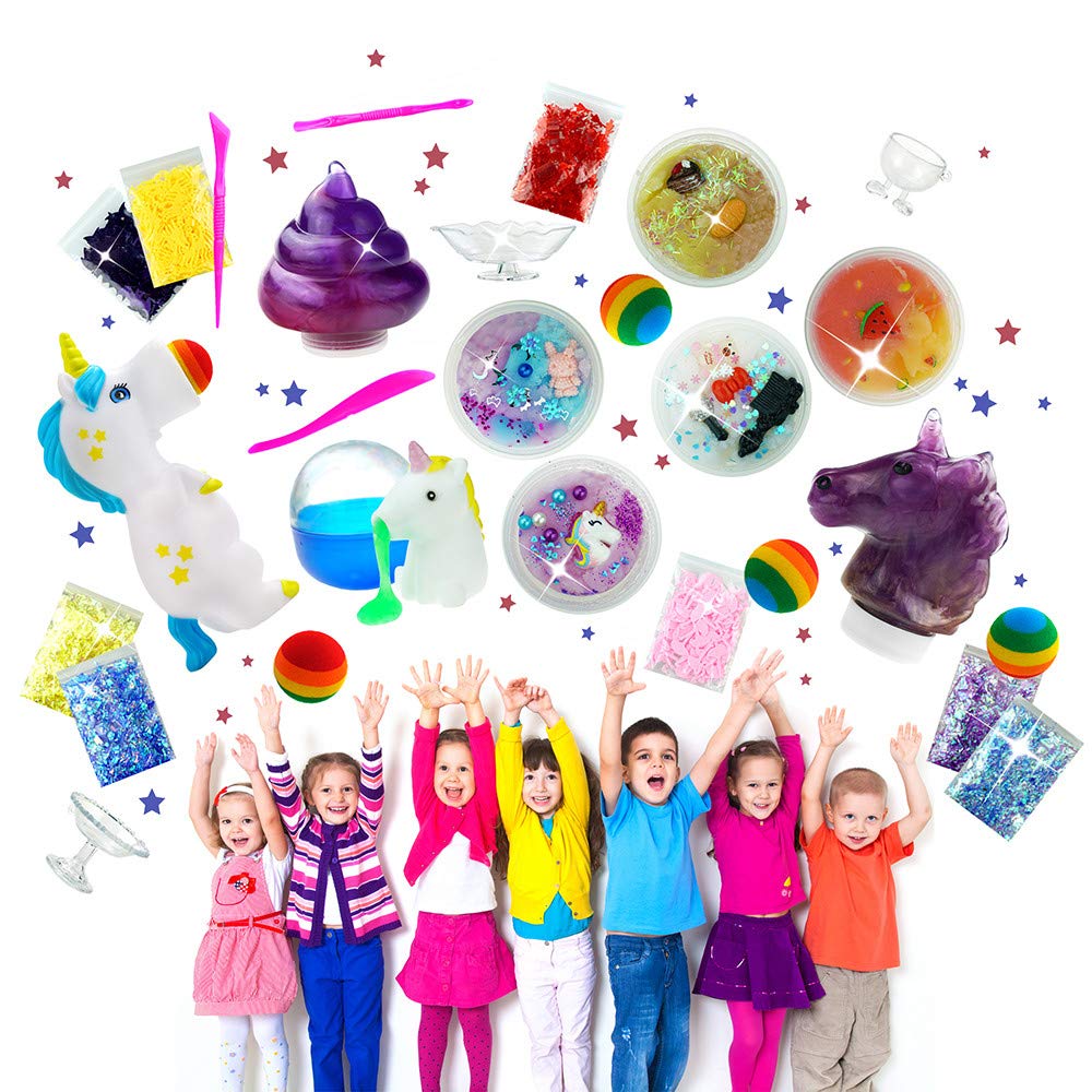 muñeco unicornio slime