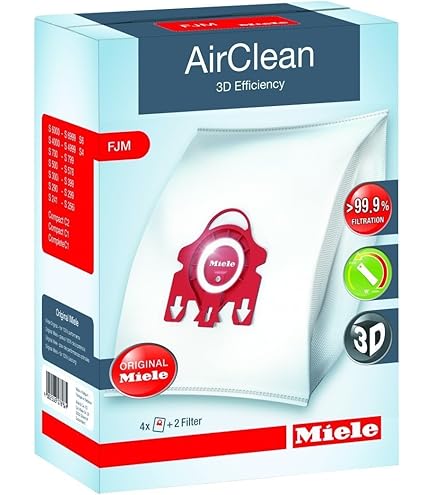 Amazon.com - Miele Type FJM 3D Efficiency HyClean Dust Bag