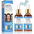 2Box Stock Solution Facial Serum | Box Face Serum | Suitable skincare serum for women. Facial anti-aging essence that hydrates, minimizes fine lines, and supports collagen replenishment. (2-bottle)