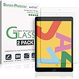amFilm Glass Screen Protector for iPad 10.2" (8th, 7th Generation, 2019) Tempered Glass Screen Protector, with Camera Cutout,