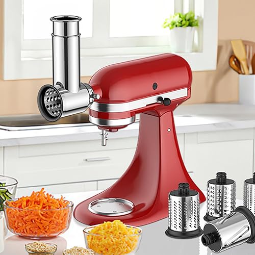 Stainless Steel Slicer Shredder Attachment for KitchenAid Stand