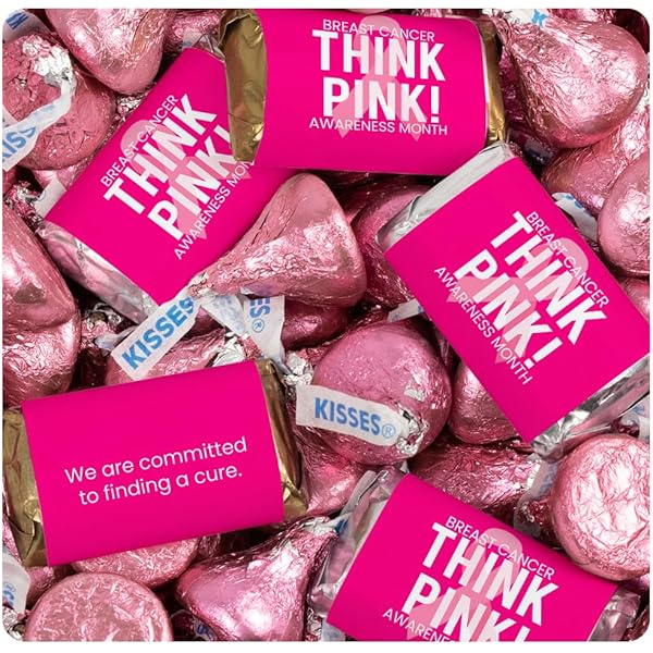 Amazon.com : Pink Ribbon Awareness Buttermint Candy - 108