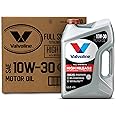 Valvoline Full Synthetic High Mileage with MaxLife Technology SAE 10W-30 Motor Oil 5 QT, Case of 3