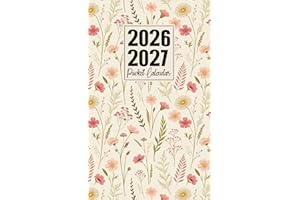 Pocket Calendar 2026-2027: Small Size 2 Year Monthly Planner for Purse | 24 Months Schedule from January 2026 to December 202