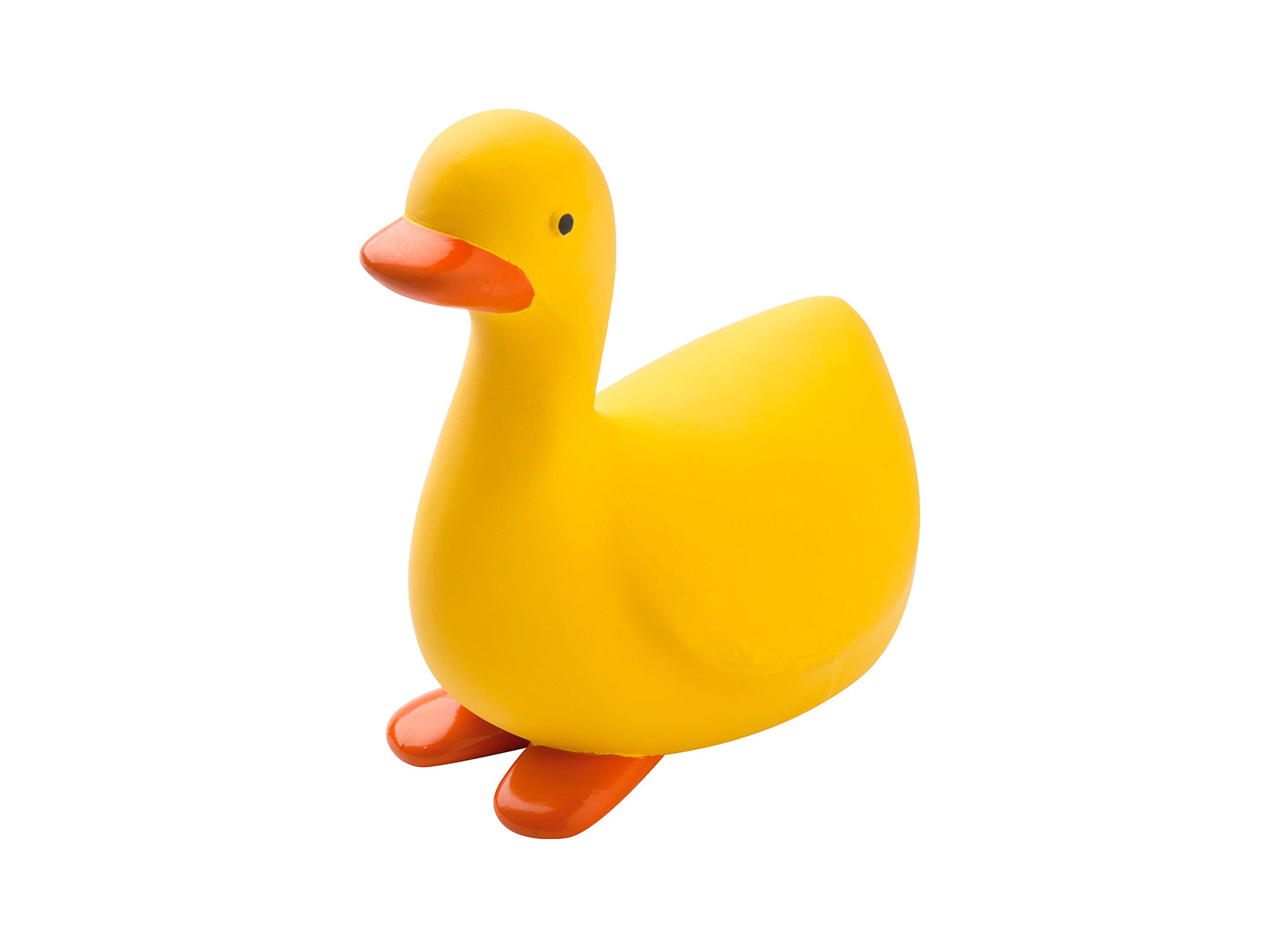 A K Brands United Pets Emma Duck Squeaky Toy, Yellow