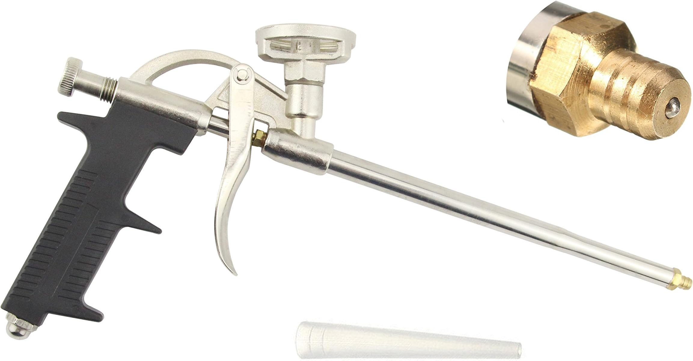 YXGOOD Caulking Gun,Industrial Metal Body Foam Spray Gun Caulk Gun Grade Expanding Spray Application Applicator