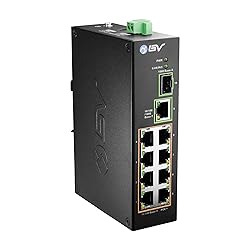 BV-Tech 8 Port PoE Switch with 1 Gigabit Uplink and