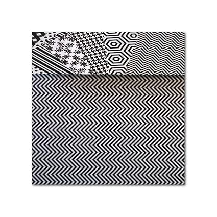 Aitoh Origami Paper 5 78 Inch Squares 200 Sheets Black White Patterns Us Pa Mp