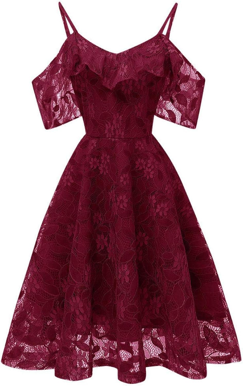 maroon summer dress
