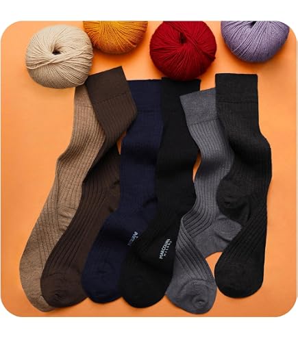 MARCOLIANI Milano Made in Italy - Mens Dress Socks | Essence of Cotton - Over The Calf - The Dress Code Colors