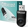 OTTOCAST Mini Wireless CarPlay Adapter for iPhone & Android Auto Adapter 2-in-1 Convert Wired to Wireless Apple Car Play, Plug & Play, USB-C, Low Latency (2016+ Cars, iOS 10+/Android 11+)