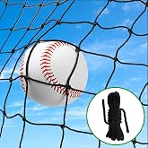Wiseek Baseball Softball Backstop Nets, Heavy Duty Sports Netting Barrier #18 Baseball Netting 10'x10'/10'x20'/15'x15'&hellip;