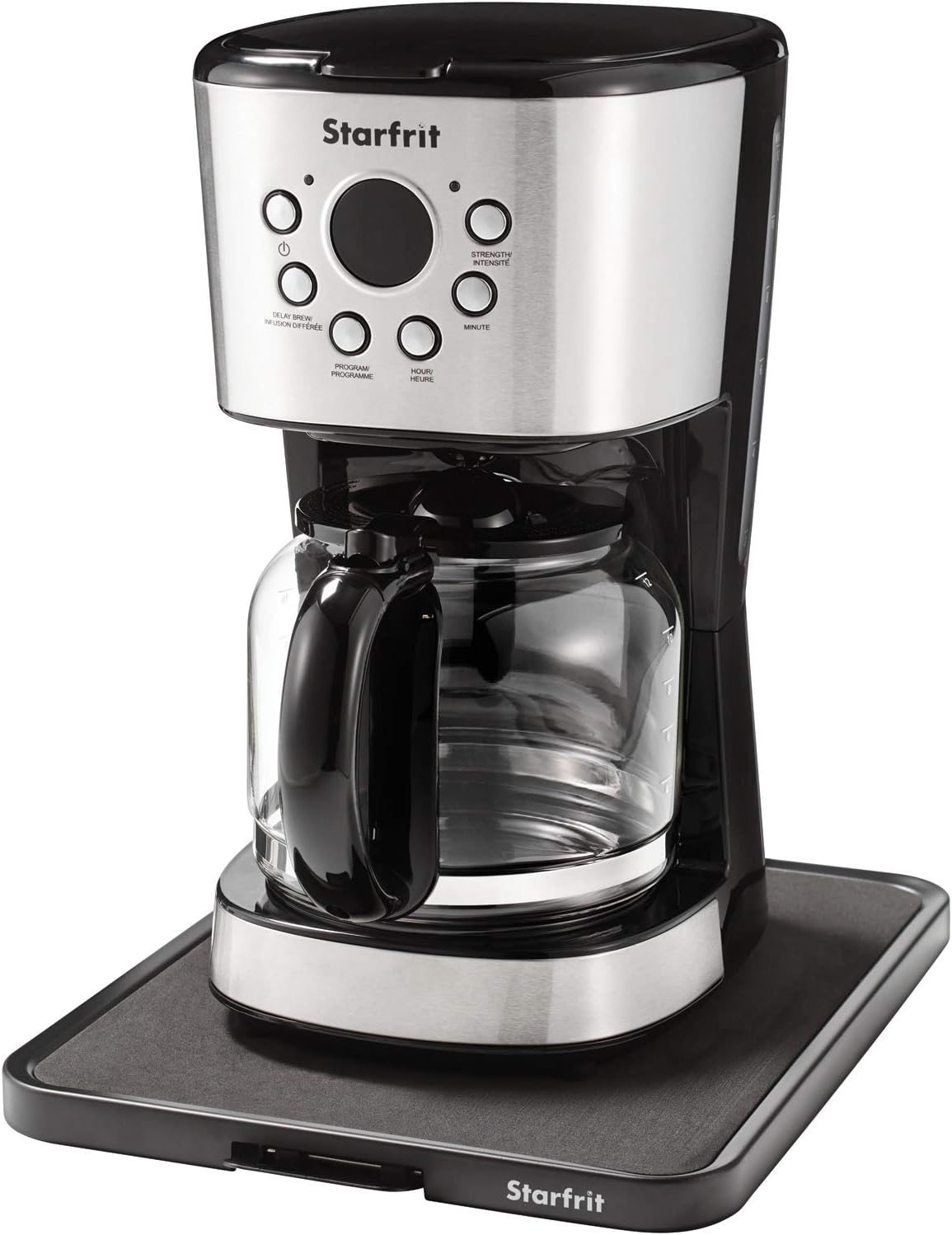 Starfrit T092922 Countertop Rolling Tray, One Size, Black