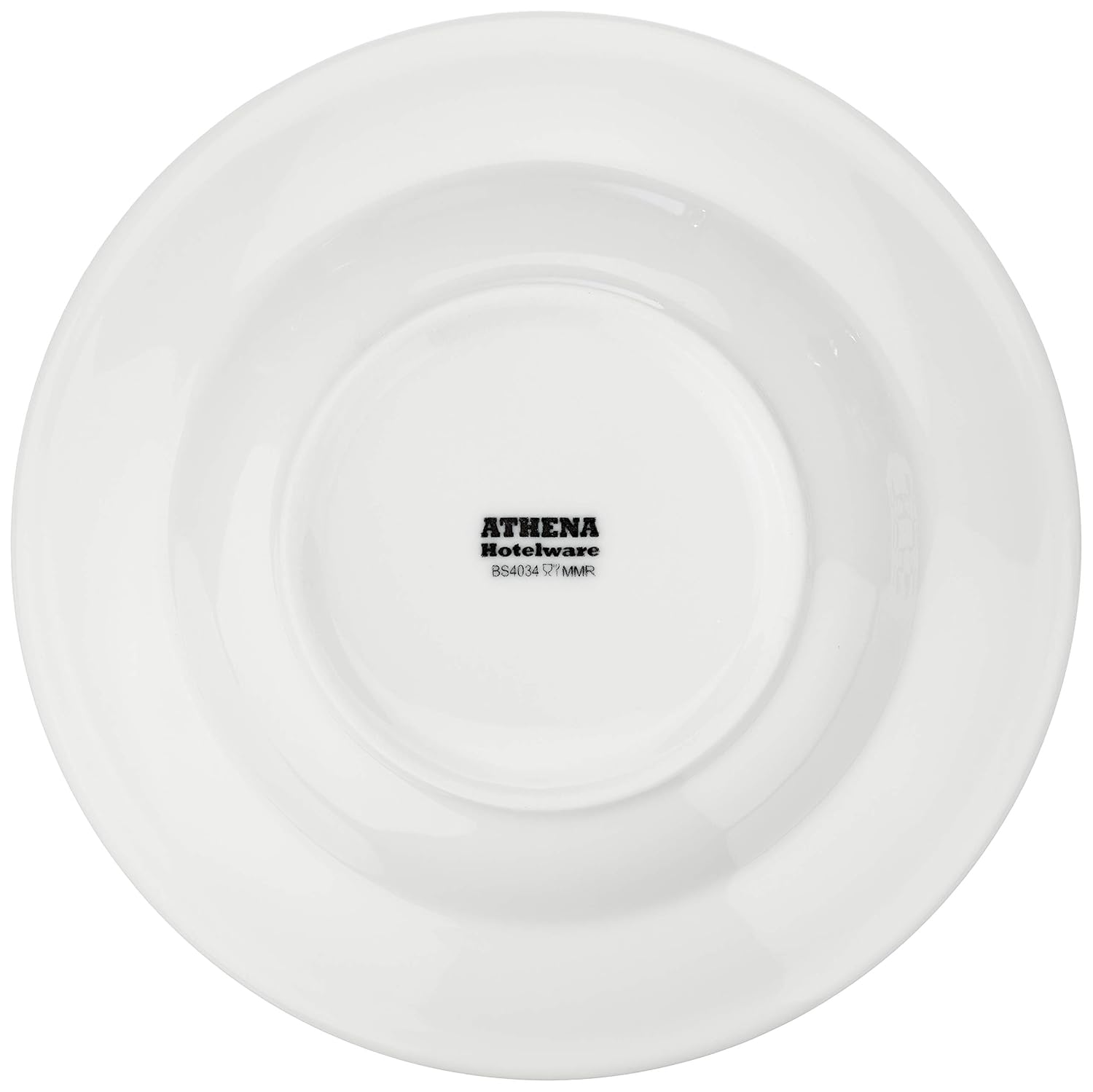 Olympia CC214 Athena Hotelware Rimmed Soup/Pasta Bowl - 210ml 7oz 228mm 9" (Box 6), White, 228mm/ 9" - Image 4