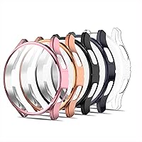 Simpeak [5-Pack] Screen Protector Compatible with Samsung Galaxy Watch 4 40 mm, Soft Screen Protector Bumper Cover…