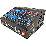 UP100AC Duo Dual 2 Port (CH1 10Amps, CH2 6Amps, 100Watts Total): LiPo, LiIon, LiFe, NiCd, NiMh, Pb AC/DC Balancing Battery Multi-Chemistry Multicharger w/ 120Watt Power Supply, USB Charge Port (5V 2.1A) for Cell Phones/Tablets/etc