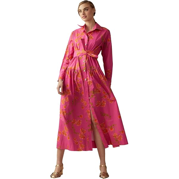 Robe Cynthia Rowley Rose, évasée, Avec Découpe Trou De Serrure, Taille M - Occasion En Très Bon état, Parfaite Pour L'été