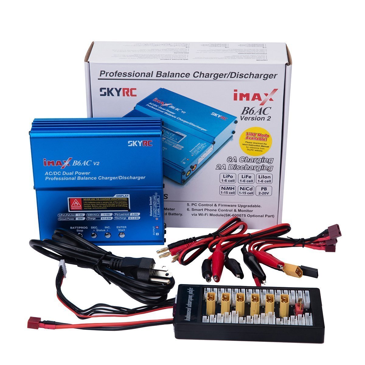 MEEDEN Authentic SKYRC IMAX B6AC V2 2S-6S RC Balance Battery Charger