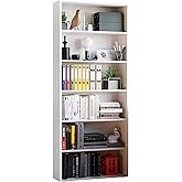 IRONCK Bookshelves and Bookcases Floor Standing 6 Tiers Display Storage Shelves 70 in Tall Bookcase Home Decor Furniture for 