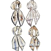 24PCS Fashion Scarves for Women Multifunctional Neck Scarves Purse Scarf Headbands for Bags Hair Accessories